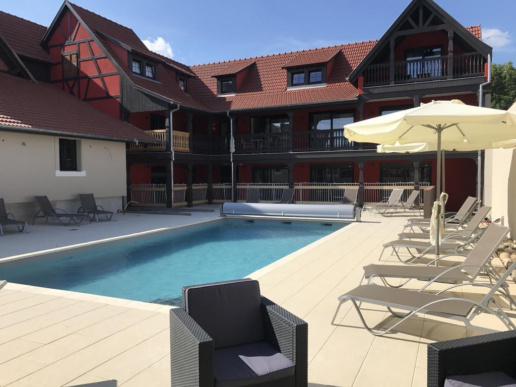 Au Soleil, Hotel Restaurant & Spa Valff Luaran gambar