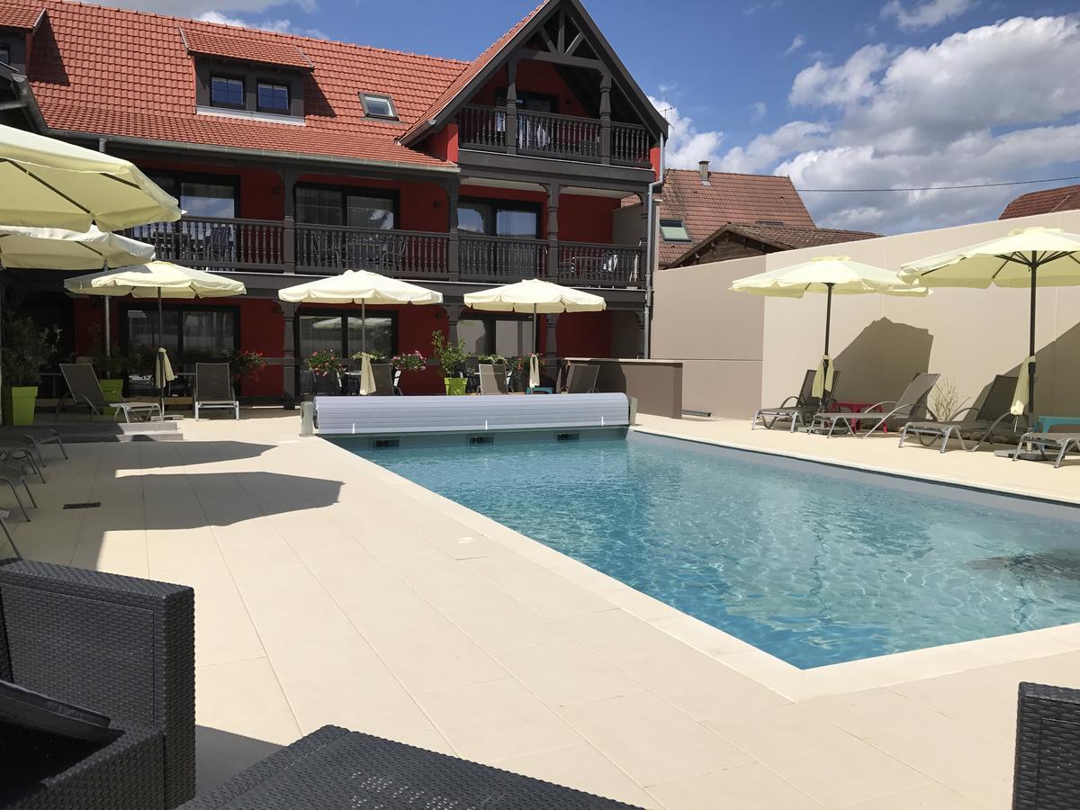 Au Soleil, Hotel Restaurant & Spa Valff Luaran gambar